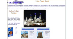 Desktop Screenshot of come2india.org